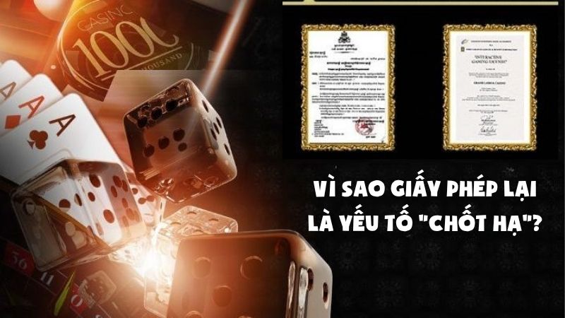Vì sao giấy phép lại là yếu tố “chốt hạ”?